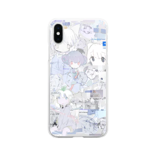 ゆーきん×砂気球 Soft Clear Smartphone Case