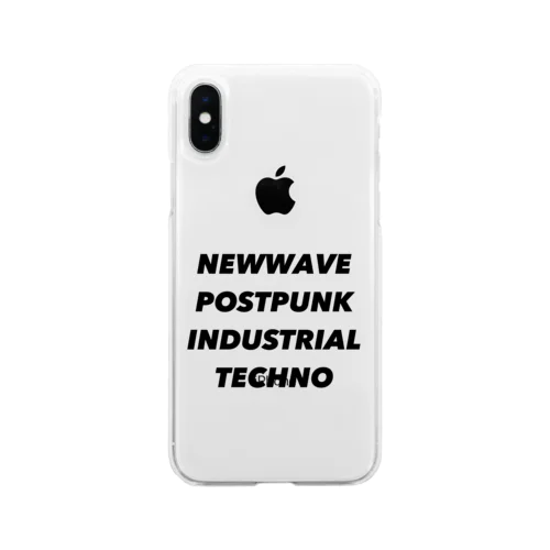 NEWWAVE POSTPUNK INDUSTRIAL TECHNO Soft Clear Smartphone Case