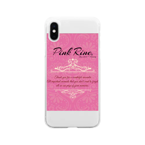 【Pink Rine】オリジナル ソフトクリアスマホケース