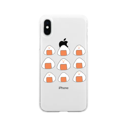 Orange rice ball boy  Soft Clear Smartphone Case