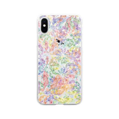 カメレオン　COLOR WHEEL  全面 Soft Clear Smartphone Case