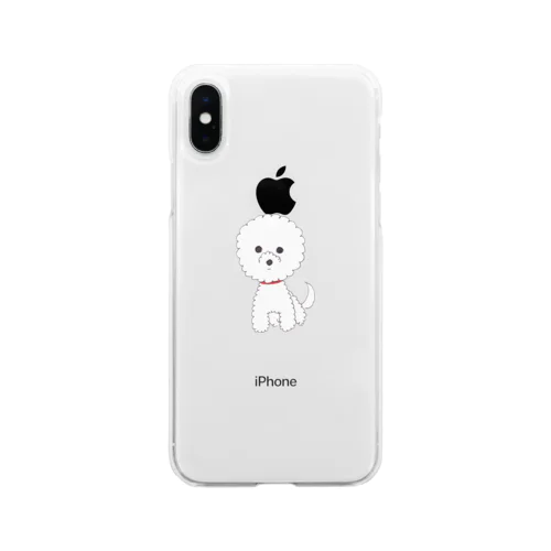 もふもふビションフリーゼ Soft Clear Smartphone Case