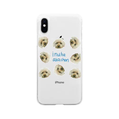 inuha akachan(犬派赤ちゃん) Soft Clear Smartphone Case