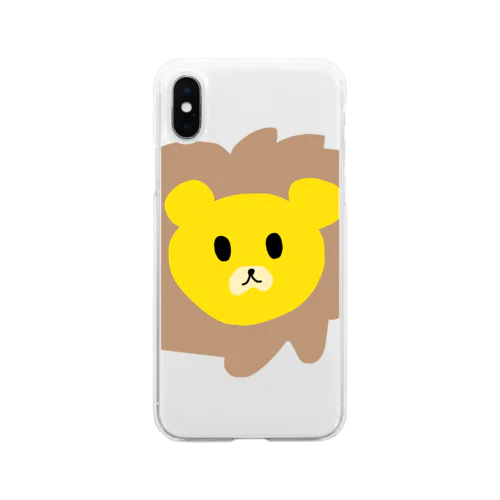 ライオンくん Soft Clear Smartphone Case