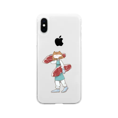 肉屋の娘 Soft Clear Smartphone Case