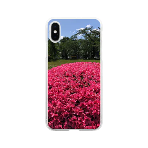 つつじの花。 Soft Clear Smartphone Case