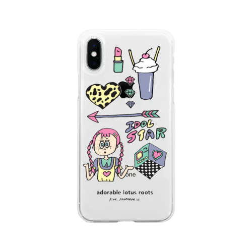hopping gal ⭐️ Soft Clear Smartphone Case