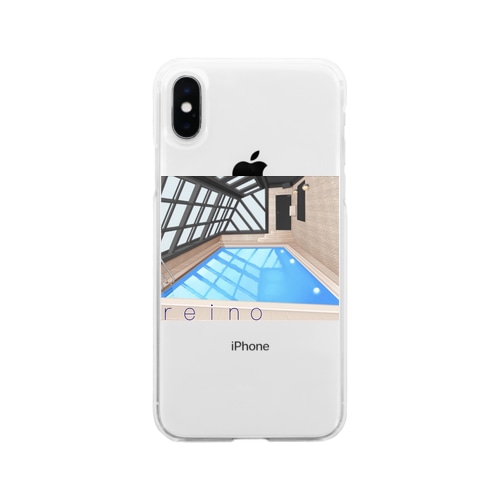 例のプール① Soft Clear Smartphone Case