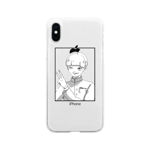 男の子 Soft Clear Smartphone Case