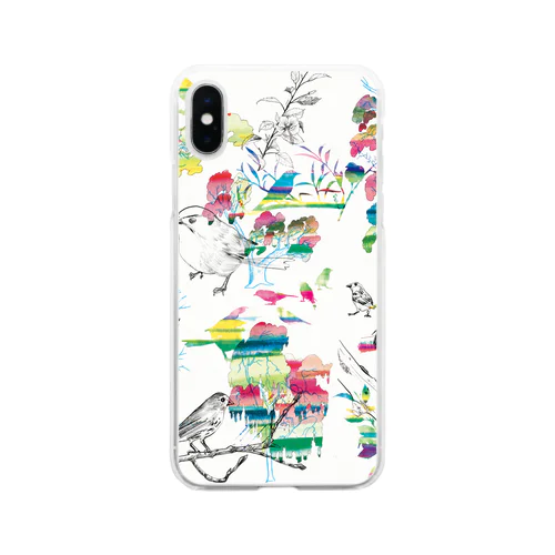 野鳥 Soft Clear Smartphone Case