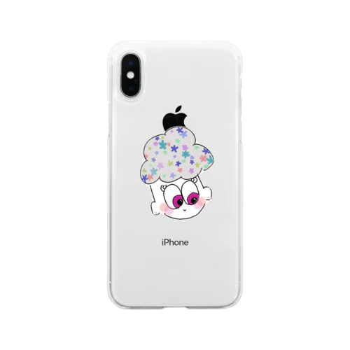 ふわふわGirl Soft Clear Smartphone Case