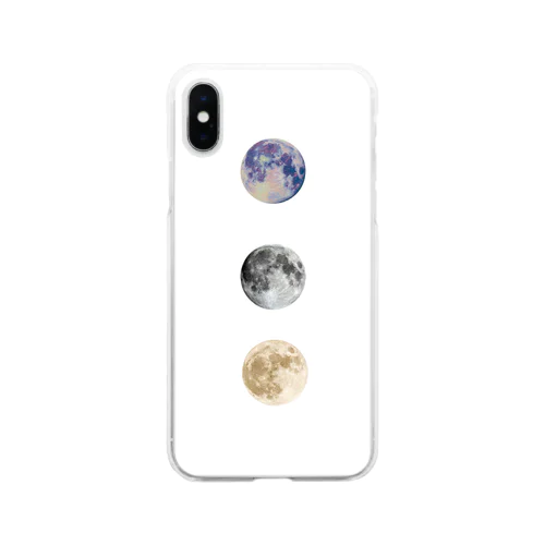 moon case Soft Clear Smartphone Case