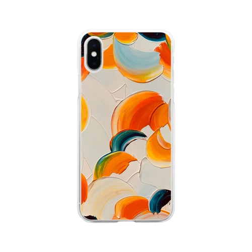バレンシアの橙 Soft Clear Smartphone Case