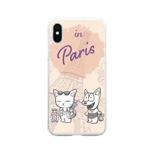 イン・パリ Soft Clear Smartphone Case