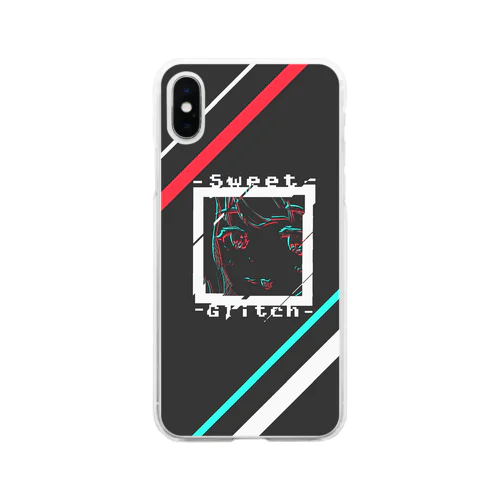 SweetGlitch Soft Clear Smartphone Case