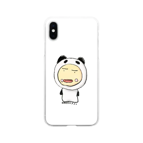 パンダくん Soft Clear Smartphone Case