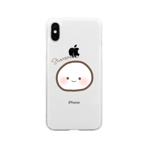 しらたま子ちゃん Soft Clear Smartphone Case