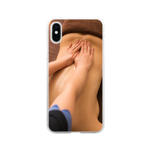 long stroke Soft Clear Smartphone Case