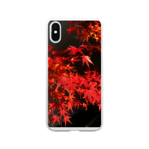 autumn leaves Soft Clear Smartphone Case