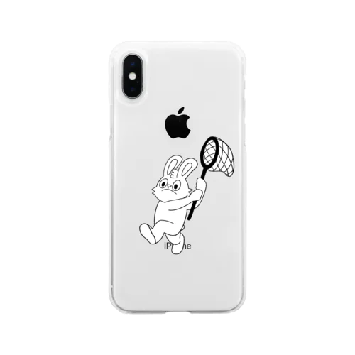 うさぴょん Soft Clear Smartphone Case