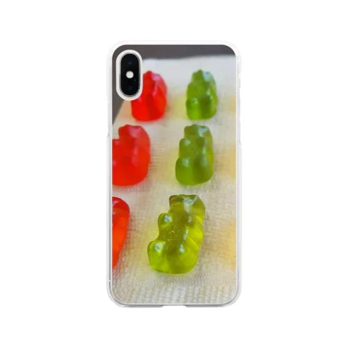 くまグミ Soft Clear Smartphone Case