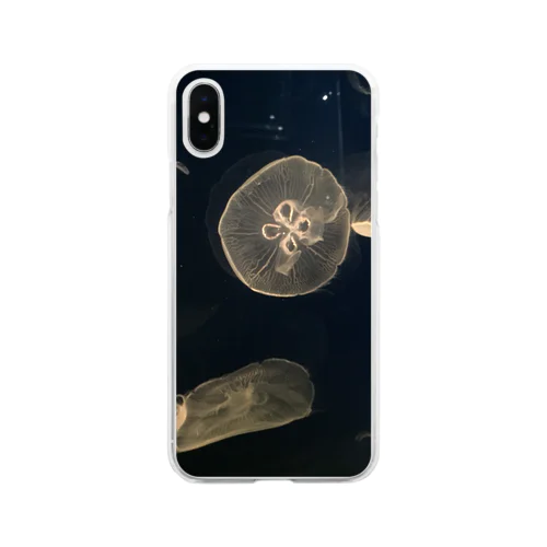 クラゲ☆海月 Soft Clear Smartphone Case