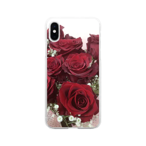 薔薇 Soft Clear Smartphone Case