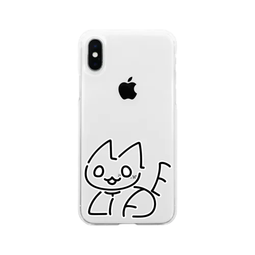 NO CAT NO LIFE 香箱 Soft Clear Smartphone Case
