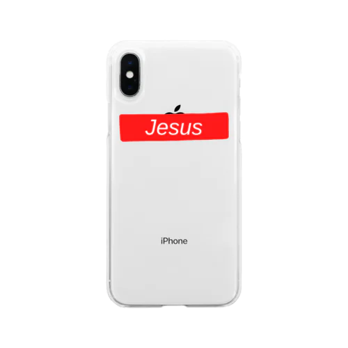 「Jesus」イエス・キリスト Soft Clear Smartphone Case