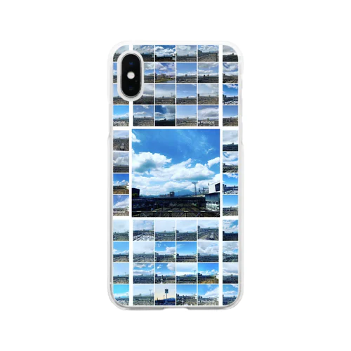 盛岡駅の車窓から Soft Clear Smartphone Case