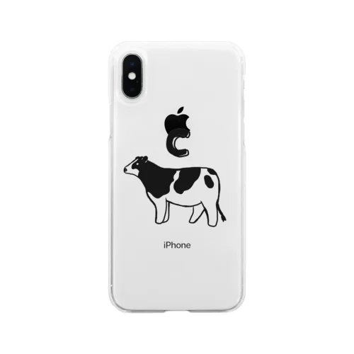 ［C］COW Soft Clear Smartphone Case