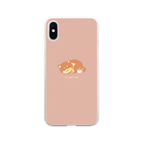 しば紅茶 Soft Clear Smartphone Case