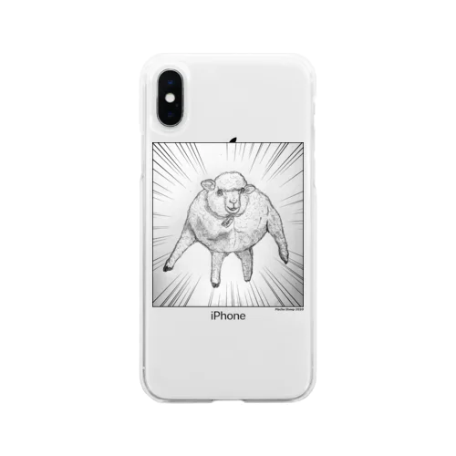 マッチョ羊2020_1 Soft Clear Smartphone Case