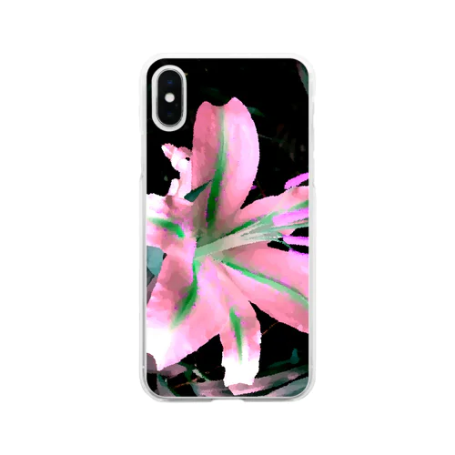 Wild Lily Variation Soft Clear Smartphone Case
