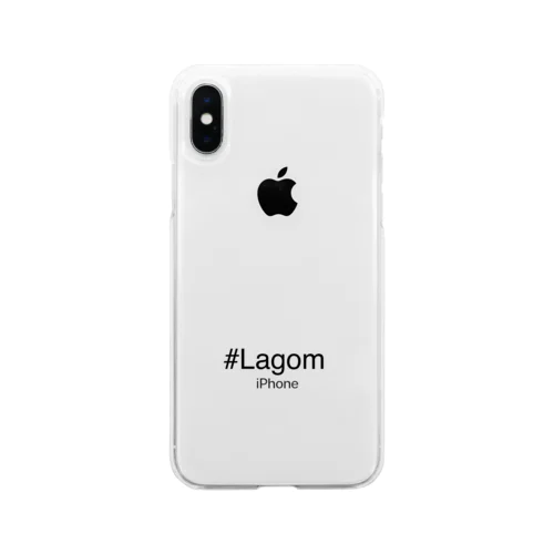 Lagom ラーゴム スウェーデン語 ちょうどいい Soft Clear Smartphone Case