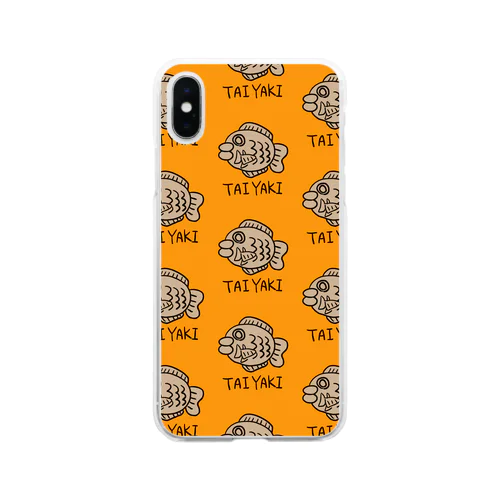 たくさんのたい焼き TAIYAKI ver. Soft Clear Smartphone Case