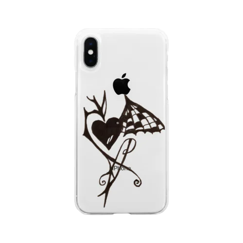 ハート Soft Clear Smartphone Case