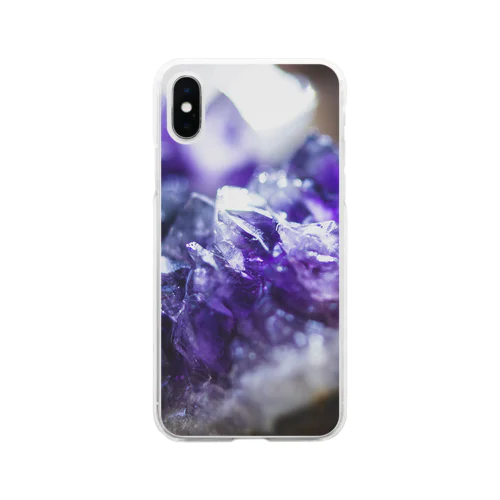 amethystⅨ Soft Clear Smartphone Case