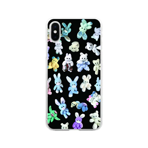 K-FAMILY night Soft Clear Smartphone Case