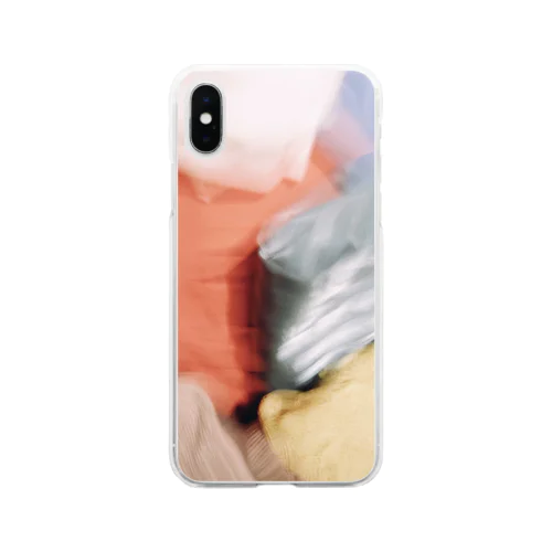 たくさんのいろ Soft Clear Smartphone Case