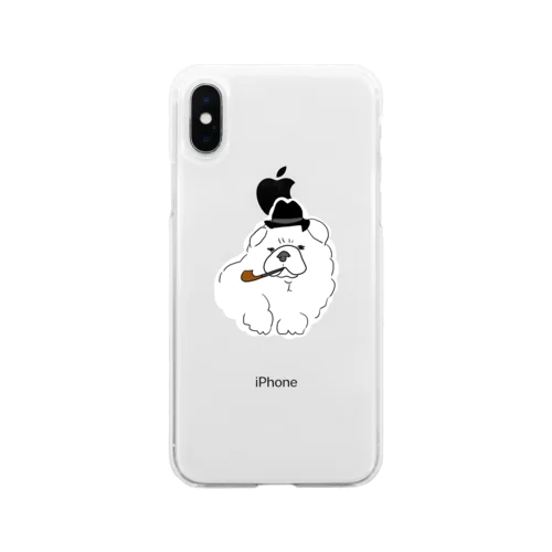 Chowchow dog Soft Clear Smartphone Case
