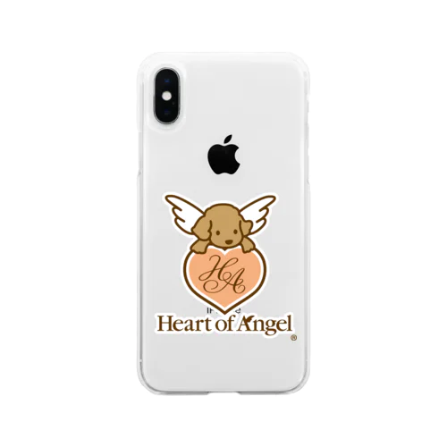 ハート・オブ・エンジェル Soft Clear Smartphone Case