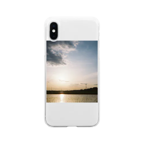 田んぼ Soft Clear Smartphone Case