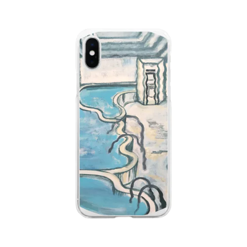 ゆれる浴室 Soft Clear Smartphone Case