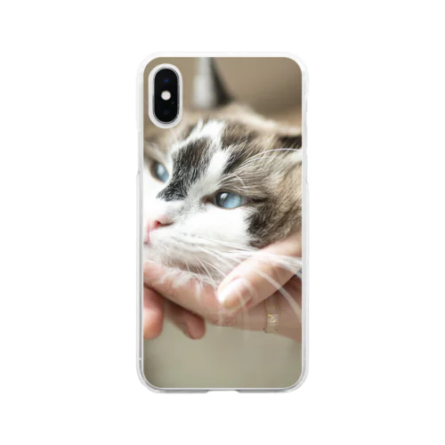 ノノチャンのほっぺ Soft Clear Smartphone Case