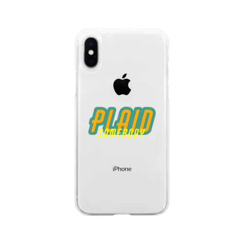 PLAID_m Soft Clear Smartphone Case