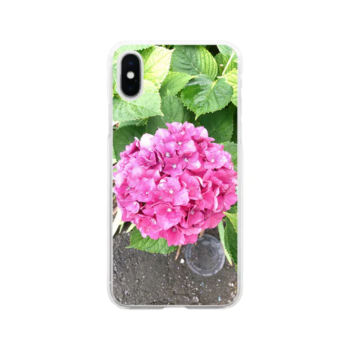 紫陽花✨ Soft Clear Smartphone Case