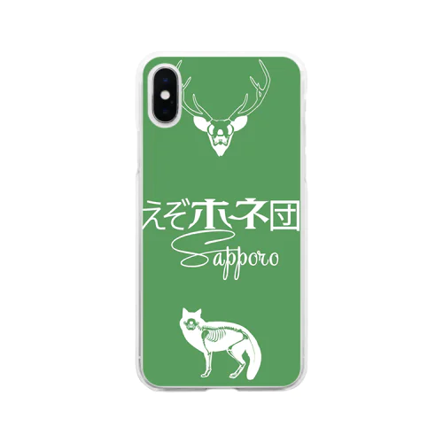 えぞホネ団Sapporo Soft Clear Smartphone Case