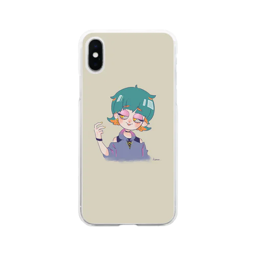 はんめちゃん Soft Clear Smartphone Case