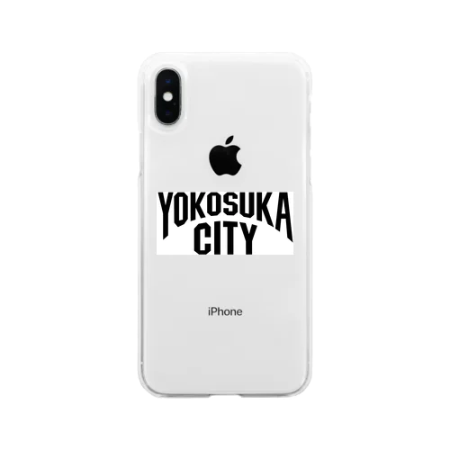 横須賀 YOKOSUKA ヨコスカシティ Soft Clear Smartphone Case